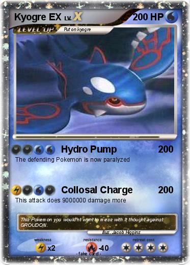 Pokemon Kyogre EX