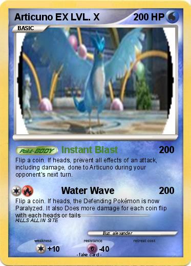 Pokemon Articuno EX LVL. X