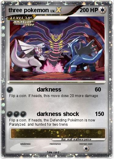 Pokemon three pokemon