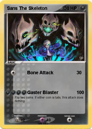 Pokemon Sans The Skeleton