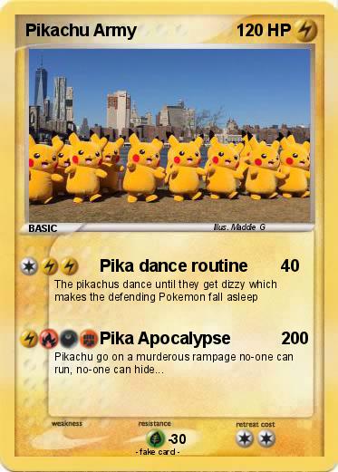 Pokemon Pikachu Army