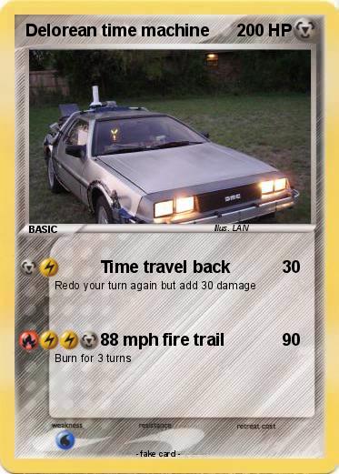 Pokemon Delorean time machine