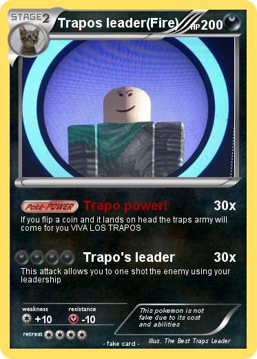 Pokemon Trapos leader(Fire)