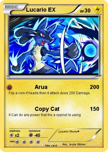 Pokemon Lucario EX