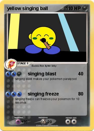 Pokemon yellow singing ball