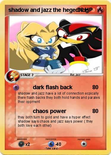 Pokemon shadow and jazz the hegedhog