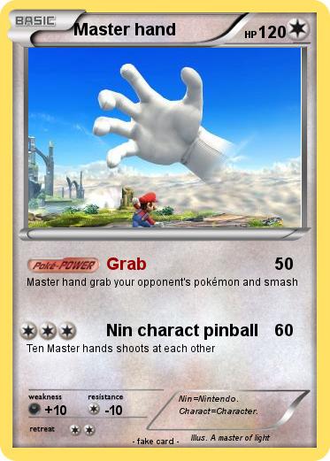 Pokemon Master hand