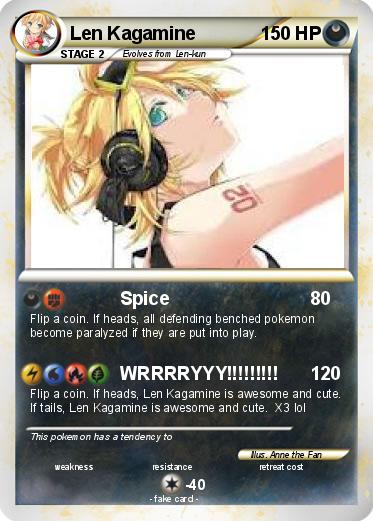 Pokemon Len Kagamine