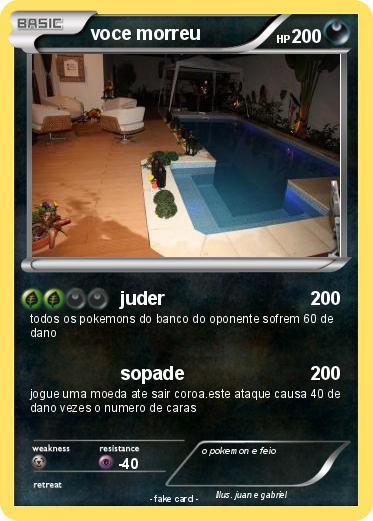 Pokemon voce morreu