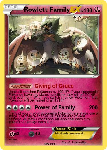 Pokemon Rowlett Family