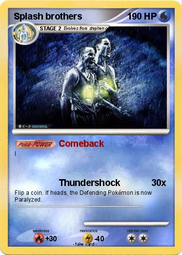 Pokemon Splash brothers