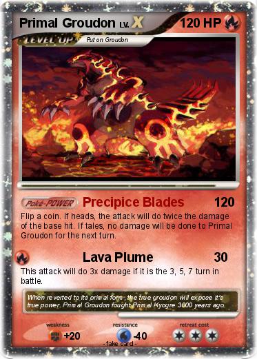 Pokemon Primal Groudon