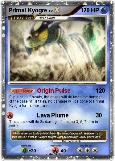 Pokemon Primal Kyogre