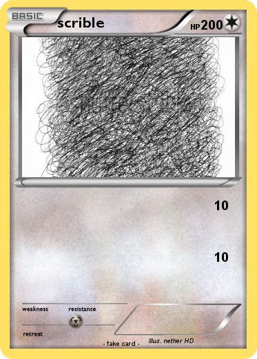 Pokemon scrible