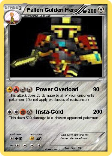 Pokemon Fallen Golden Hero