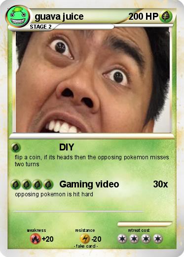 Pokemon guava juice