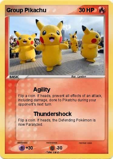 Pokemon Group Pikachu