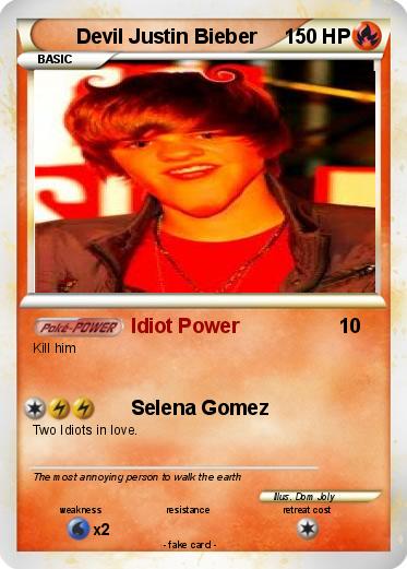 Pokemon Devil Justin Bieber