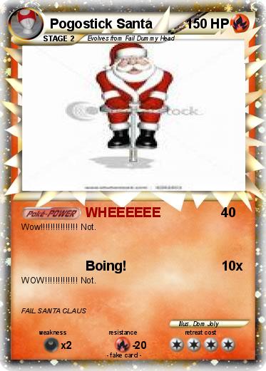 Pokemon Pogostick Santa