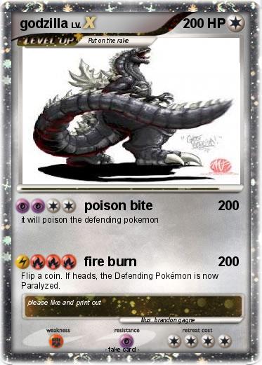 Pokemon godzilla