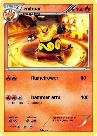 Pokemon emboar