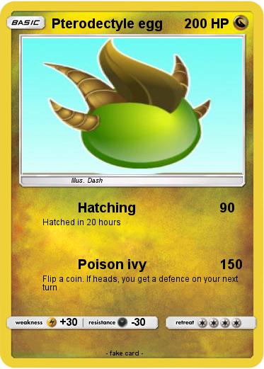 Pokemon Pterodectyle egg