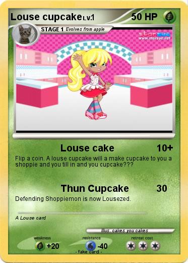 Pokemon Louse cupcake