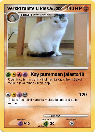 Pokemon Verkki taistelu kissa