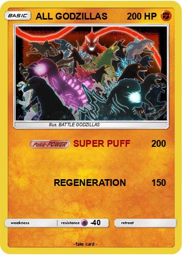 Pokemon ALL GODZILLAS