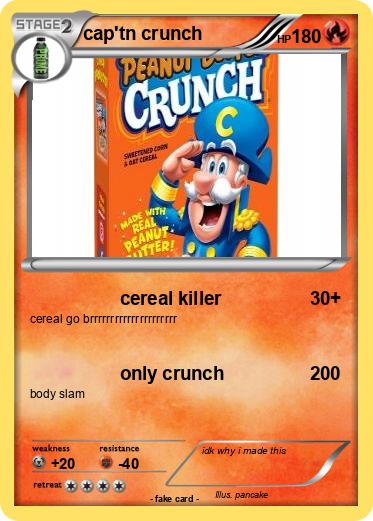 Pokemon cap'tn crunch