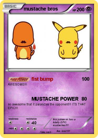 Pokemon mustache bros