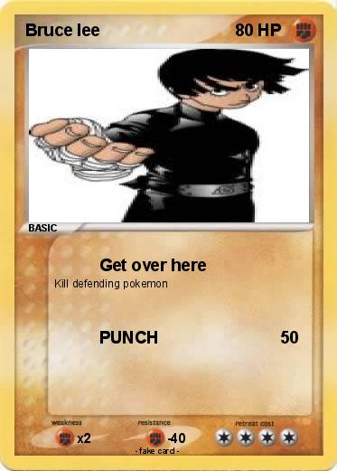Pokemon Bruce lee