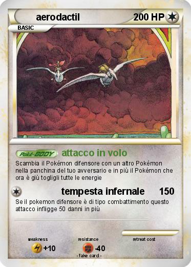 Pokemon aerodactil