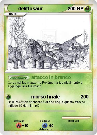 Pokemon delittosaur