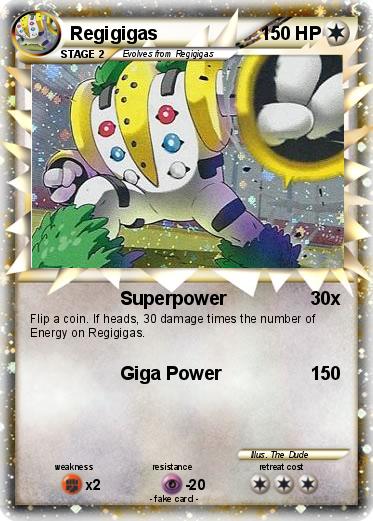 Pokemon Regigigas