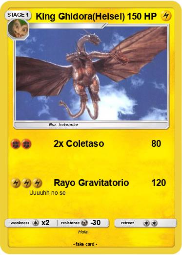 Pokemon King Ghidora(Heisei)
