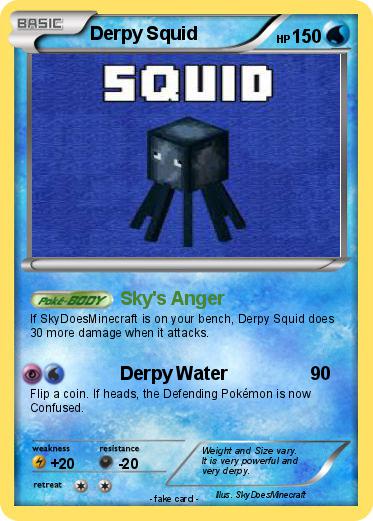 Pokemon Derpy Squid