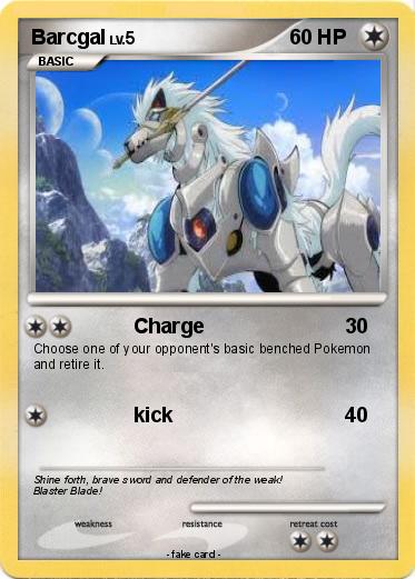 Pokemon Barcgal