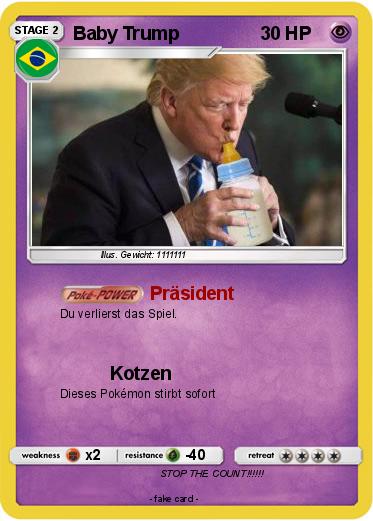 Pokemon Baby Trump