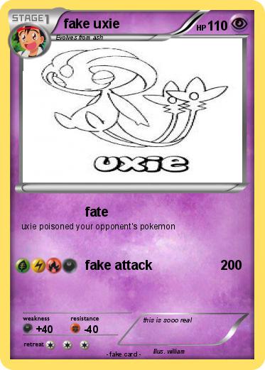 Pokemon fake uxie