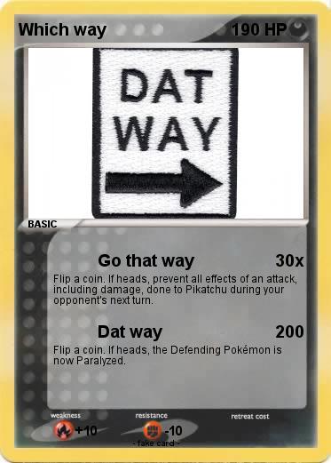Pokemon Which way