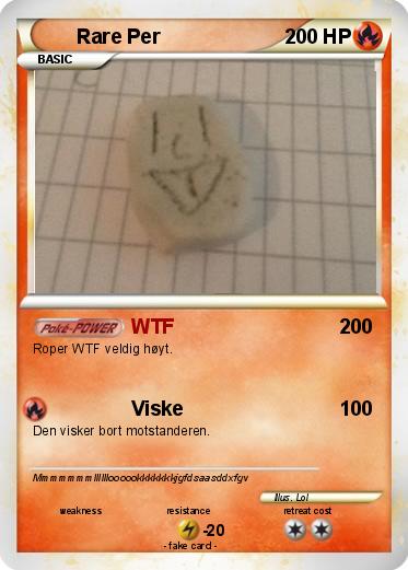 Pokemon Rare Per