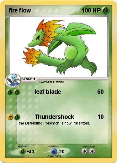 Pokemon fire flow