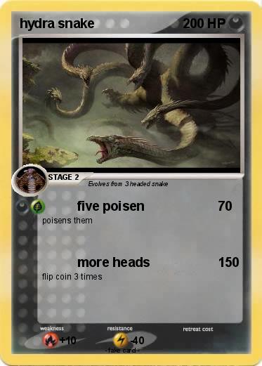 Pokemon hydra snake