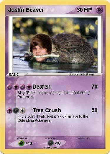 Pokemon Justin Beaver