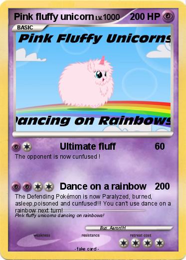 Pokemon Pink fluffy unicorn
