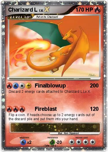 Pokemon Charizard L