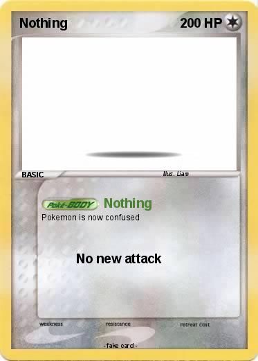 Pokemon Nothing