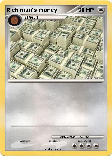 Pokemon Rich man's money
