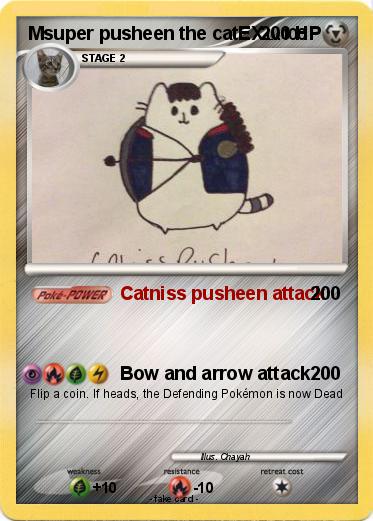 Pokemon Msuper pusheen the catEX